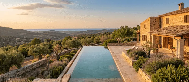 Piscina en suelo rustico en Mallorca: lo que permite la normativa