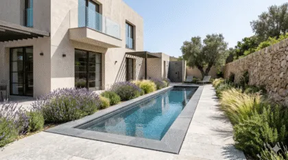 Modern small pool mallorca